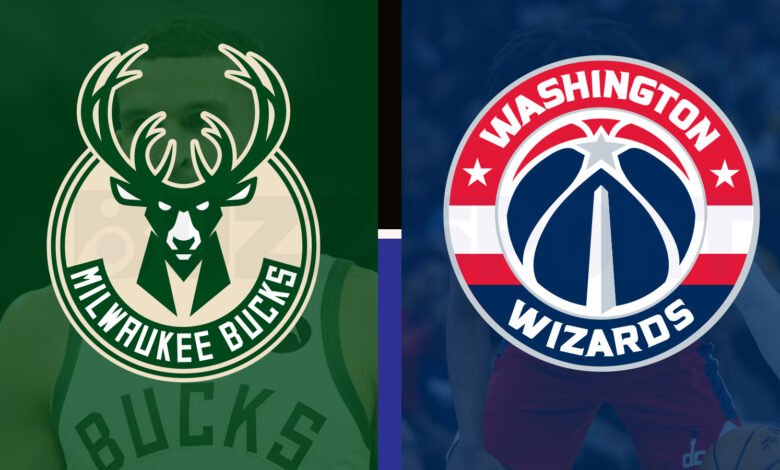 milwaukee bucks vs washington wizards match player stats