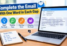 Complete the Email With One Word in Each Gap