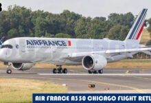 Air France A350 Chicago Flight Return