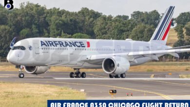 Air France A350 Chicago Flight Return