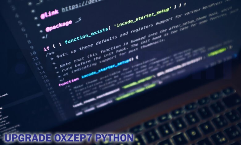 Upgrade Oxzep7 Python