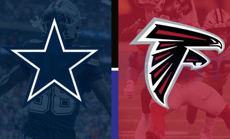 dallas cowboys vs atlanta falcons match player stats