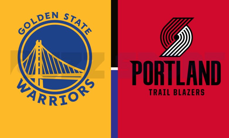 golden state warriors vs portland trail blazers match player stats