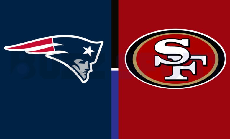 new england patriots vs 49ers match player stats